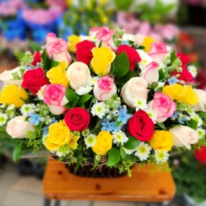 Colorful Rose Celebration