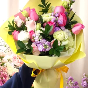 Pastel Spring Garden Bouquet