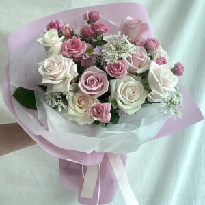 Sweet Blush Rose Bouquet