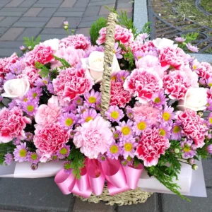 Sweet Pink Carnation Garden