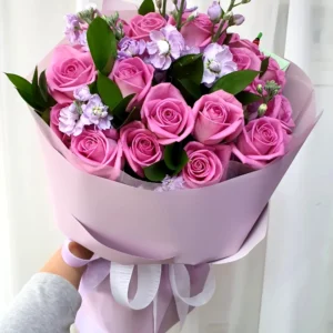 Sweet Pink Rose Bouquet